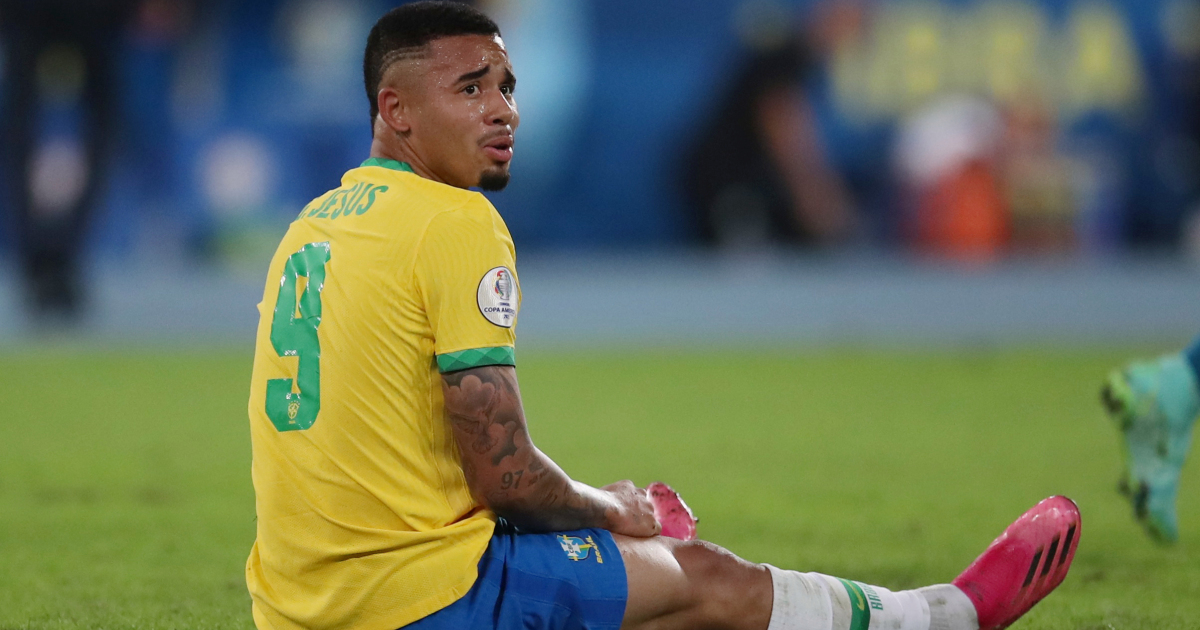 Копа Америка: бразильский Хесус удален с поля после того, как выиграл QF
