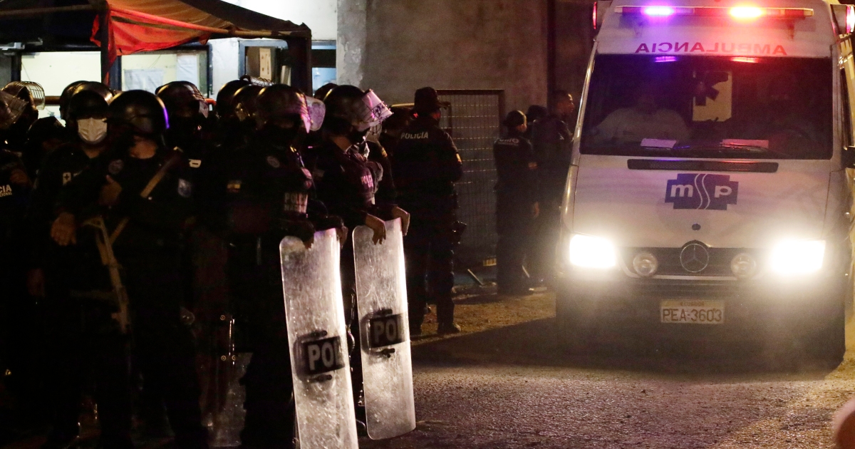 По меньшей мере 24 человека погибли в результате беспорядков тюремных банд в Эквадоре: полиция